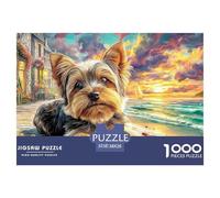Yorkshire Terrier Puzzle Collezione D'Autore - 1000 Pezzi Ricercati Con Eccellenti Rappresentazioni Di Opere D'Arte - Il Regalo Di Festa Per Eccellenza, 14+ 38x26cm/1000pcs