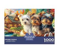 Yorkshire Terrier Puzzle D'Intrattenimento Per Tutta La Famiglia - Ispirazione Da Museo, 1000 Pezzi Con Illustrazioni Di Eccezionale Qualità Visiva - Per Divertimento E Come Regalo Di Prestigio 14+ 3