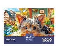 Yorkshire Terrier Puzzle in Stile Museo - 1000 Pezzi Di Fascino Con Splendide Illustrazioni Artistiche Da Collezione - Il Regalo Perfetto Per Un Pubblico 14+ 70x50cm/1000pcs