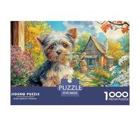 Yorkshire Terrier Puzzle in Stile Museo - 1000 Pezzi Di Fascino Con Splendide Illustrazioni Artistiche Da Collezione - Il Regalo Perfetto Per Un Pubblico 14+ 38x26cm/1000pcs