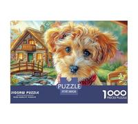 Yorkshire Terrier Puzzle Raffinato Da 1000 Pezzi Con Illustrazioni Artistiche Di Alto Livello - Il Regalo Di Festa Perfetto Per Adulti E Bambini Di Tutte Le Età 38x26cm/1000pcs