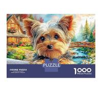 Yorkshire Terrier Set Puzzle Premium Da 1000 Pezzi, Cute Pet Dog, Impossibile, Difficile, Stimolante, Stress, Migliore Regalo, Idea Regalo, Hobby, Tempo Libero 70x50cm/1000pcs
