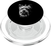 Yorkshire Terrier Smoking Sigaretta Vintage Yorkie Joke Meme PopSockets PopGrip per MagSafe