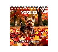 Yorkshire Terrier Wall Calendar, 2027 Funny Dog 12 Month Planner