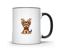 Yorkshire Terrier Yorkie Christmas Tazze Eleganti Mug Divertente Tazza Colazione Per Ufficio Casa Latte 330Ml