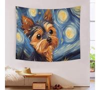 Yorkshire TerrierStampa 3D Arazzo Da Decorazione Decorazione Artistica Da Parete Multiuso Ideale Come Sottile Telo Picnic, Yoga, Campeggio, Per Casa, Ufficio, Dormitorio, Decorazione Per Interni Ed Es