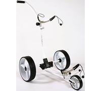 Yorrx Slim Lion Pro5 Plus - Leggero e conveniente trolley da golf in alluminio con dotazione completa (Bianco)