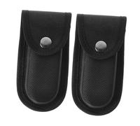 YOSADIER 2 pezzi Custodia in Nylon per Coltelli da Tasca Organizer Compatto con Anello da Cintura Resistente Olio e Macchie Protezione Antiurto per Utensili Portatili