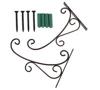 YOSADIER 2 pezzi Ganci Decorativi da per Piante e Lanterna Set da Anticorrosione per Esterni e Decorazione Versatile per Balcone e Casa
