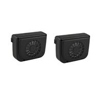 YOSADIER 2 pezzi Ventilatore per Auto Raffreddamento e Circolazione Aria per Veicoli Design Compatto e Portatile La Temperatura per