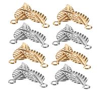 YOSADIER 200 pezzi Charms Foglia Antica in Pendenti Leaf per Creazione Gioielli Fai da Te Accessori Bracciali e Collane Design Delicato e Superficie Liscia per DIY