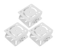 YOSADIER 3 pezzi Supporto Fisso per Telecamera Staffa Angolare Robusta per Montaggio Sicuro Supporto per Telecamera di Sorveglianza Esterno Stabili e Resistenti