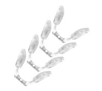 YOSADIER 4 pezzi Naselli Silicone Antiscivolo per da e Sole Supporto Nasale Morbido Compatibile con Montature Piatte Cuscinetti Nasali Trasparenti per Comfort e Stabilità Prolungata