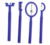 YOSADIER 4pezzi Massaggiatore Gengivale Allenatore Labbra Strumento Logopedia Ragazzo Ragazza Materiali Esercizi Muscolari Orale Strumenti Riabilitazione Parola Acciaio Plastica Sicuro Dura