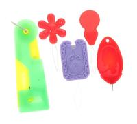 YOSADIER 5 Pezzi Infilatori Ago da Cucito in Plastica Resistente Forma Cartoon Assortita Strumento Infilafilo per Aghi Piccoli per Cucito Manuale e Macchine da Cucire Colori Colore Casuale