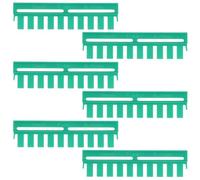 YOSADIER 6 Pettini per Elettroforesi 0,75 Mm in Plastica 10 Pozzetti, Accessori per Elettroforesi su Gel Verticale da Laboratorio, Resistenti a Reagenti Chimici, per Analisi Dna e