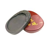 YOSADIER Calligraphy Inkstone With Lid Natural Stone Grinding Ink Slab For Students Chinese Calligraphy And Painting Stationery