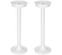 YOSADIER Colonne Romane Decorative 2 Pezzi Portavaso Bianco per Esterni e Interni, Pilastri Artistici per Feste di Nozze e Addobbi, Supporto Versatile per Piante e Guide al Viaggio di