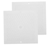 YOSADIER Coperchio Skimmer Piscina Quadrato 10"x10" in Pp, Copertura di Ricambio per Piscina Interrata, Accessorio Protezione Detriti e Sicurezza, Set da 2 Pezzi per Sostituzione Facile