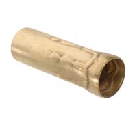 YOSADIER Copertura per Portalampada E14, Tubo 25x80 Mm in Rame Oro | Design Classico e Raffinato, Finitura Ottone Anticato, per Casa e Rinnovamento di Lampadari Tubo Candela