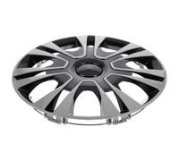 YOSADIER Copricerchi per Auto 13 Pollici in Materiale PP Resistente Coprimozzi Argento Protezione Antigraffio e Installazione Rapida per Veicoli Compatibili