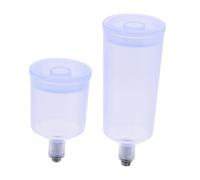YOSADIER Flaconi per Vernice da Aerografo 2 Pezzi in Plastico 40ml e 20ml Contenitori Smontabili per Progetti di Pittura Spruzzo Preciso