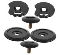 YOSADIER Kit Accessori per Visiera Casco Installazione Facile 6 Pezzi Base Meccanismo Casco Moto in PC Nero e Design Conveniente