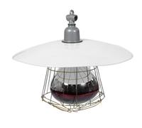 YOSADIER Lampada Riscaldante per Bestiame 250w Rosso in Ceramica, Strumento Sicuro per Allevamento e Conservazione Calore, Adatta per Pollai, Rettili e Uso Domestico