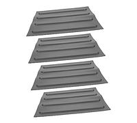 YOSADIER Mattoni Ciechi Adesivi Pratici Pvc 30x30cm Set Da 4 Pezzi, Pannelli Ciechi Stradali Multifunzionali Per Percorsi Pedonali, Sicurezza Per Persone Non Vedenti, Resistente Ed Ecologico