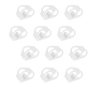 YOSADIER Morsetto per Tubo in Silicone Bianco 12 Pezzi Chiusura Rapida e Controllo del Flusso per Tubi Flessibili e Sistemi Idraulici