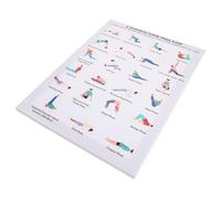 YOSADIER Poster Yoga con Cornice in Tela e Legno Solido, Equilibrio e Mindfulness per Esercizi Quotidiani, Decorazione Parete Elegante per Sala Yoga Uomini e Donne