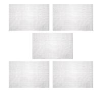 YOSADIER Rete in Acciaio Inossidabile 5 Pezzi per Sotto Vaso, Rete a 5 Maglie per Prevenzione Perdita Terriccio e Buona Permeabilità Aria, per Vasi di Fiori e Piante da Giardino