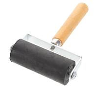 YOSADIER Rullo in Gomma e Distribuisce Inchiostro Uniformemente con Manico in Legno Solido per Stampa Facile da Impugnare per Stampa e Decorazione di Wallpaper