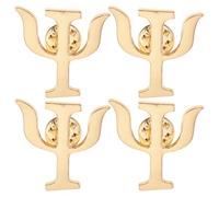 YOSADIER Set 4 spille psicologo in lega color oro, uso versatile e stile raffinato, per donne psicologhe in ufficio e scuola