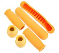 YOSADIER Set Accessori Stampelle per Ascella Impugnatura Protettiva e Copripiedi Antiscivolo, Kit Smontabile in Materiale Morbido per Comfort e Supporto, Adatto a Bastoni e Stampelle