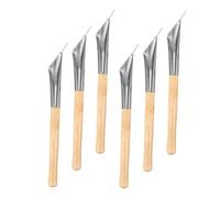 YOSADIER Set da 6 Penne Batik in Acciaio per Ceramica e Argilla, Strumenti per Incisione e Scultura Multifunzionali per Artisti e Artigiani, per Pittura DIY, Scuole e Studi Creativi