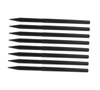 YOSADIER Set da 8 Prolunga per Luce Solare da Giardino in Plastica Nera Picchetto da Terra e Paesaggio, Montaggio Rapido Senza Attrezzi