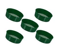 YOSADIER Setaccio da Giardinaggio e Attrezzo Agricolo 5 Pezzi in Plastica per Filtraggio Ciottoli e Terra Accessorio per Orto e Giardino Esterno Stili multipli