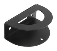 YOSADIER Supporto da Parete per Bilancia da Bagno in Ferro Nero, Design Moderno e Minimalista, Forma Rotonda, Migliora la Precisione della Pesata e Previene Cadute Accidentali, per Camera