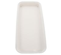 YOSADIER Vassoio per Piante Rettangolare in Resina Plastica Vassoio Ispessito 40X17X3,1 CM per Vasi da Davanzale e Mensole Raccolta Acqua per Casa e Ufficio