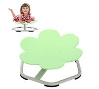 Yosamy Sedia rotante sensoriale per autismo e ADHD, 3-8 anni, carico 60 kg, attrezzatura sensoriale per allenamento vestibolare silenzioso a 360° (verde)