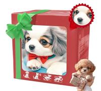 YOSEDVCB Nuovo Cane Robot AI 2025, Cane Robot AI Realistico, Cane Di Peluche Interattivo For Adulti, Che Si Comporta Come Un Vero Cucciolo: Cammina, Abbaia, Scodinzola(C)