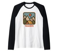 Yosemite National Park California CA Vacation Souvenir Maglia con Maniche Raglan