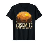 Yosemite National Park Tee Adventure Retro Vintage Escursionismo Maglietta