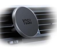 YOSH Porta Cellulare Auto Magnetico per MagSafe, Supporto per iPhone Serie 16/15/14/13/12, Ultra Stabile con Magneti N52, Supporto Mag-safe Auto per Bocchette d'Aria, Senza Piastra Metallica, Argenteo