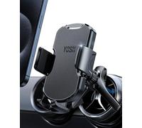 YOSH Supporto Auto per Bocchette Tonde, Compatibile con Mercedes-Benz Classe A/B/C/E/V, Sprinter, Mini Cooper, Audi, Supporto Triangolare Stabile per iPhone Samsung Pixel