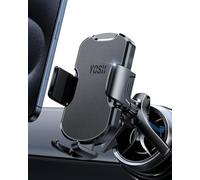 YOSH Supporto da auto per bocchetta di ventilazione auto per Mercedes Benz C300/260/200/180 e GLB e gancio in metallo ultra stabile, accessori per auto Mercedes Benz, supporto per telefono