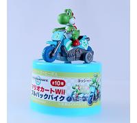 Yoshi, Mario Kart Wii × SUNTORY Pull Back Bike Figure 2008 Nintendo dal Giappone