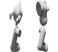 Yoshi Miniatura Personaggio Nintendo Modello Display Figurina Stampato 3D