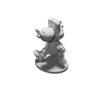 Yoshi Statuetta con Base Espositore Personaggio Nintendo Stampato 3D